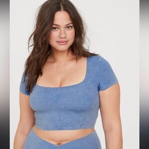 Aerie offline Real Me Square Neck T-Shirt
